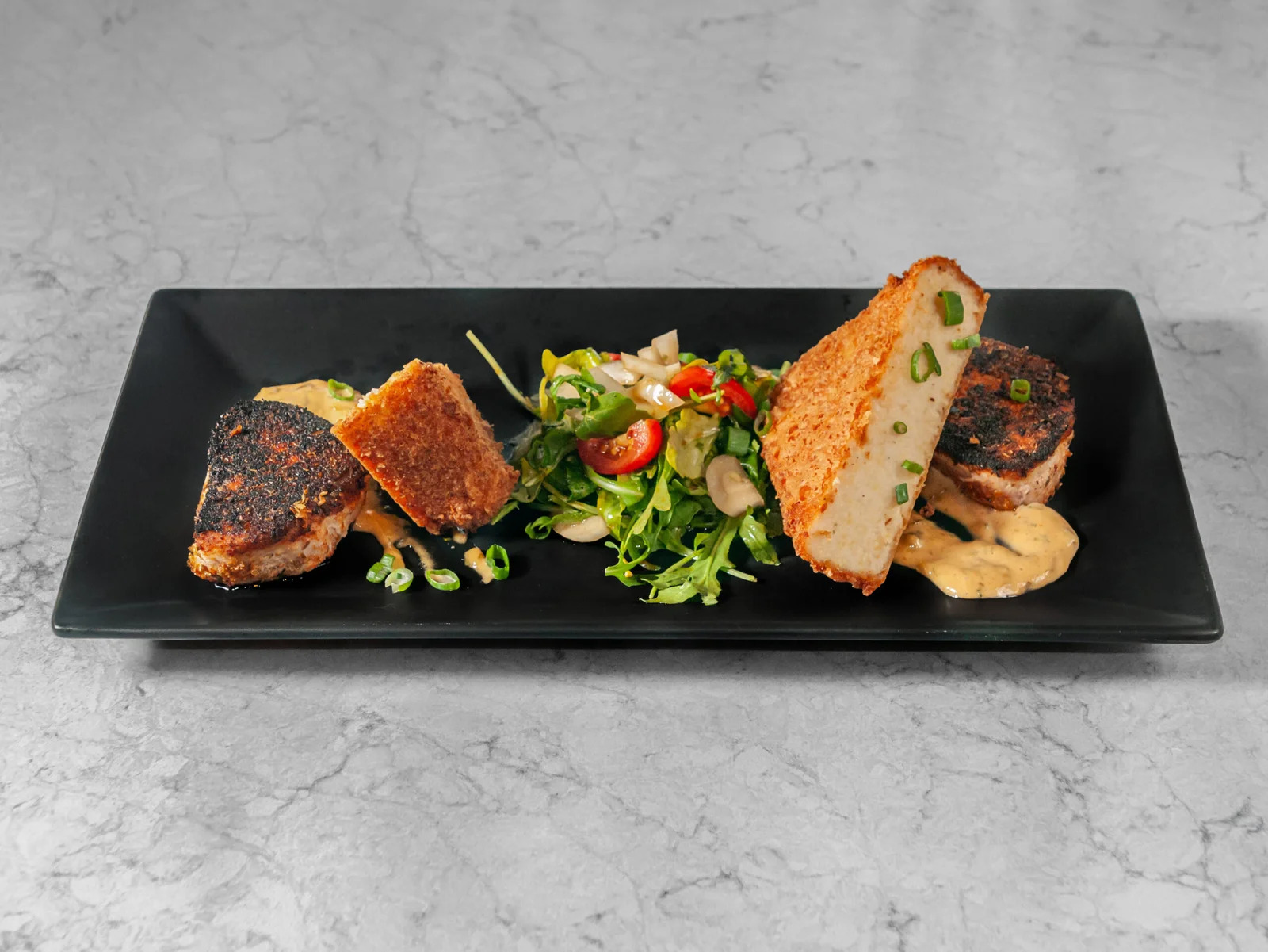 Seared salmon